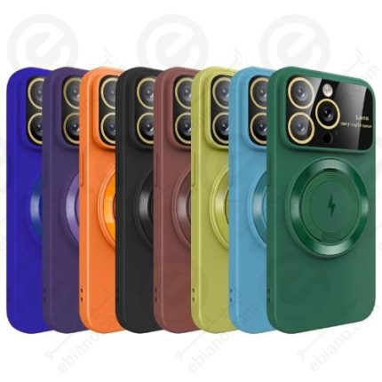 قاب استند مگنتی مگ سیف iPhone 15 Pro مدل Lens Case