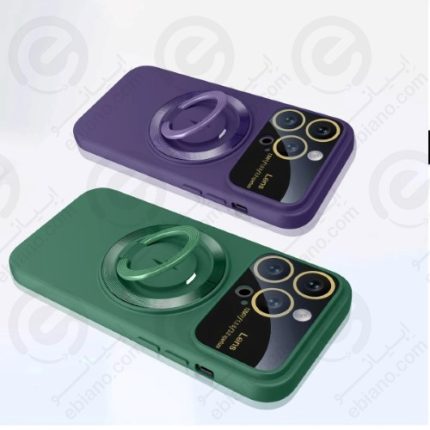 قاب استند مگنتی مگ سیف iPhone 15 Pro Max مدل Lens Case
