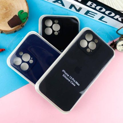 کاور سیلیکونی اورجینال محافظ لنزدار مناسب برای iPhone 13 Pro max