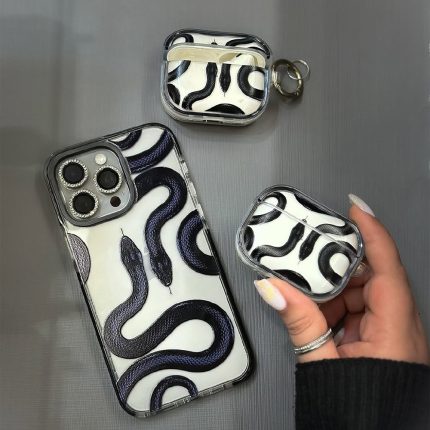 کاور ایرپاد black snake - airpods